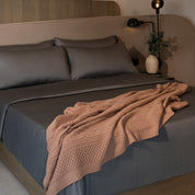 Cozy Cable Knit Throw