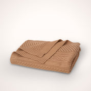 Cozy Cable Knit Throw